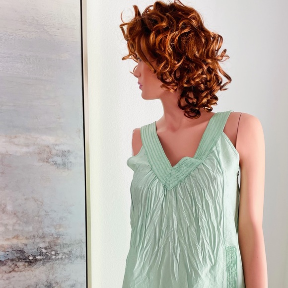 CALYPSO ST. BARTH Seafoam SILK Resort DRESS Small - Picture 5 of 16